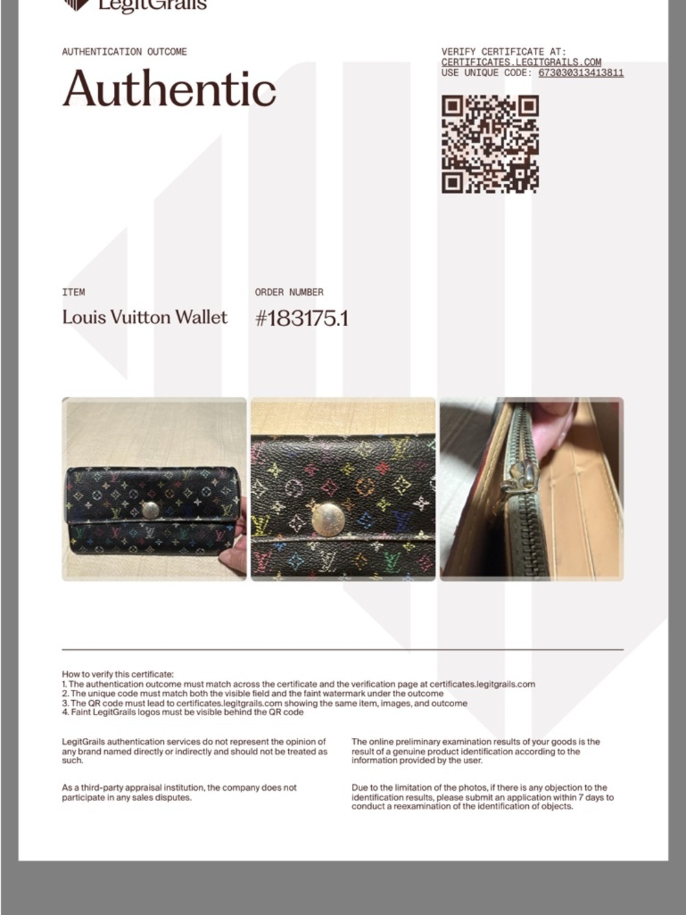 Louis Vuitton Takashi Murakami Monogram Sarah Wallet in GUC. Authentic - Picture 2 of 14